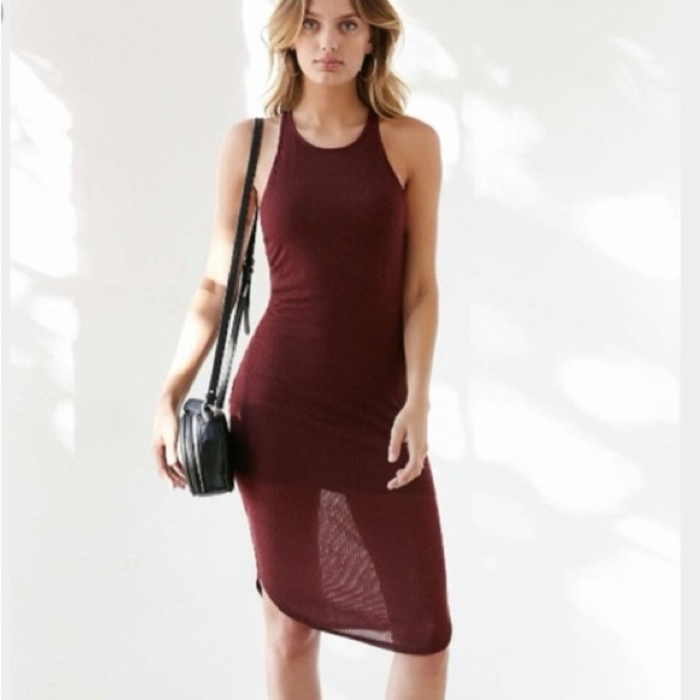 💫$7 SALE💫 UO Maroon Midi Dress